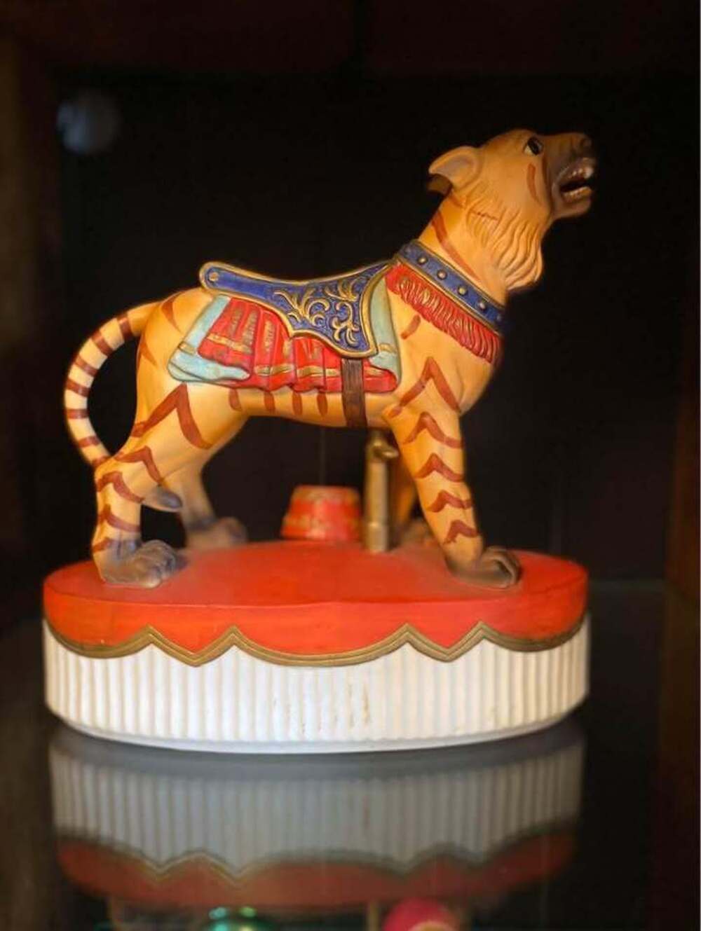 Cyrus Nobel vintage carousel tiger decanter